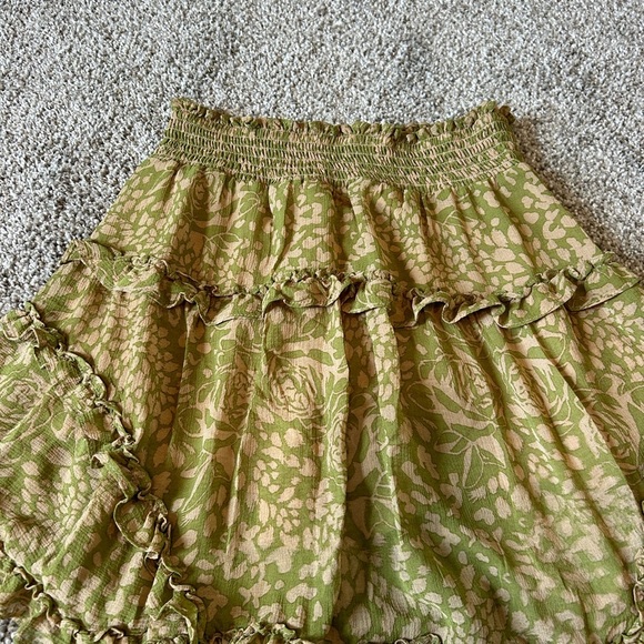 Urban outfitters grey and tan boho skirt - Picture 3 of 4